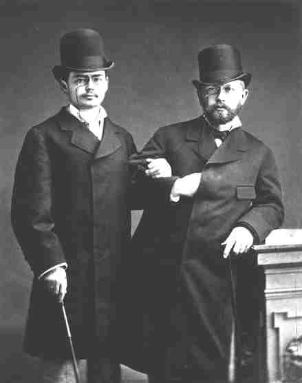 Photographie von Tschaikowski und seinem Liebsten